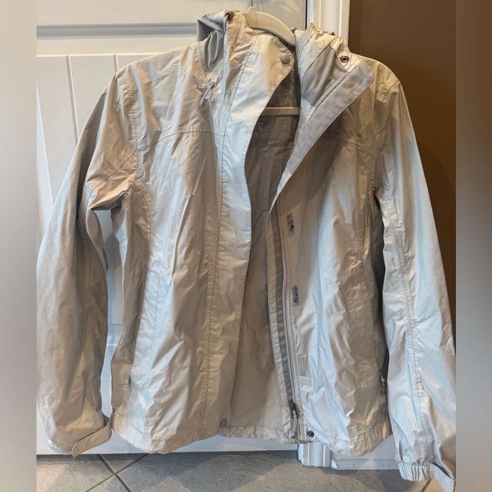 L.L. Bean Men's Silver Raincoat